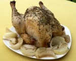 Lemon Herb Roasted Chicken in the CrockPot Recipe