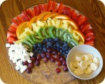 Make a Fruit Rainbow for St. Patrick's Day!