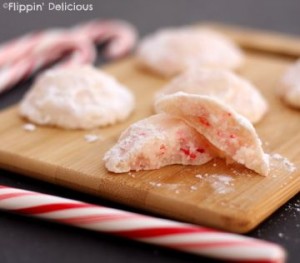 Pepermint Snowball Cookies - gluten free